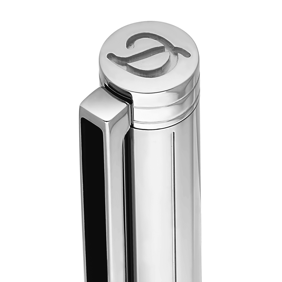 Stylo bille ST Dupont Classique Argent
