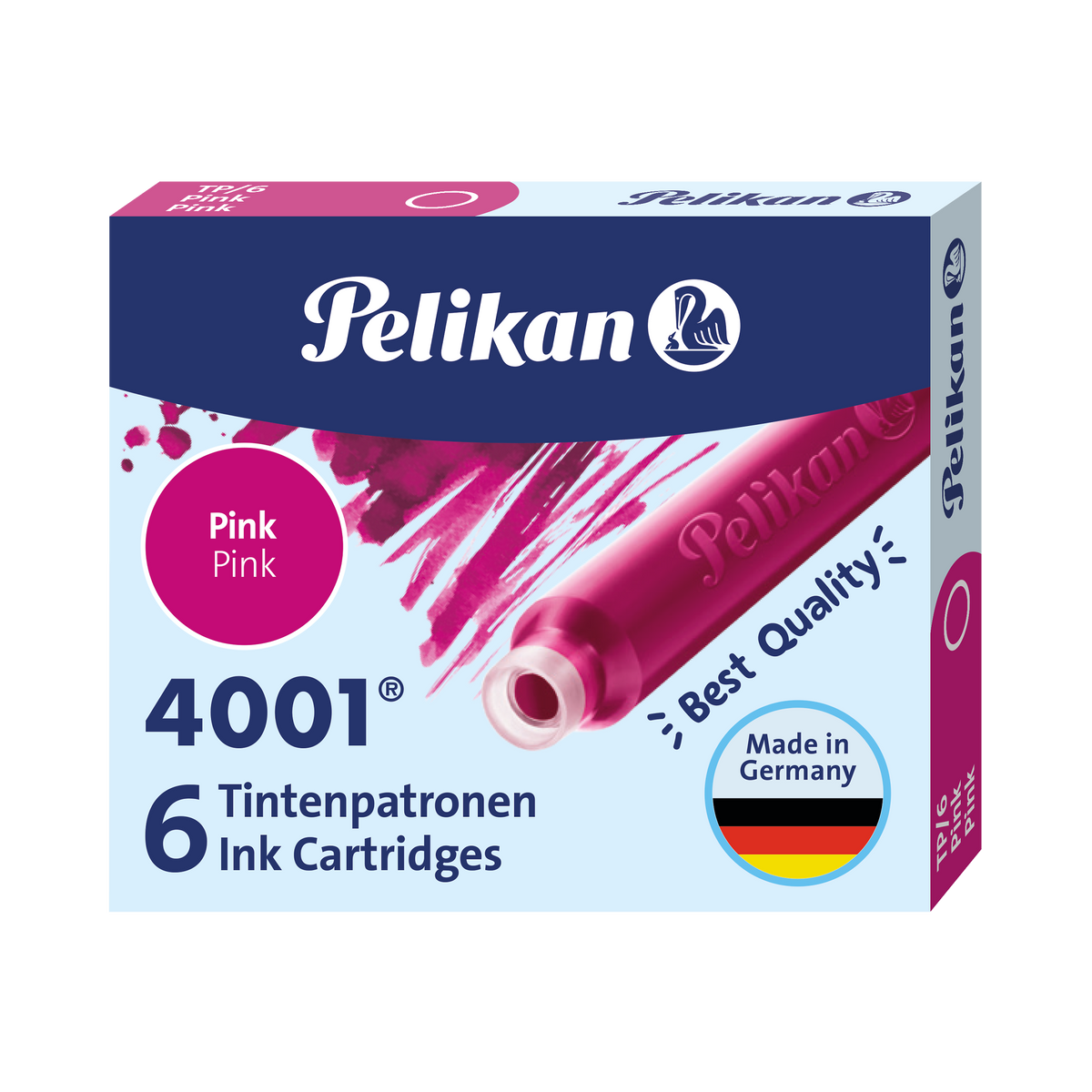 Cartucce d'inchiostro Pelikan 4001 TP/6, rosa