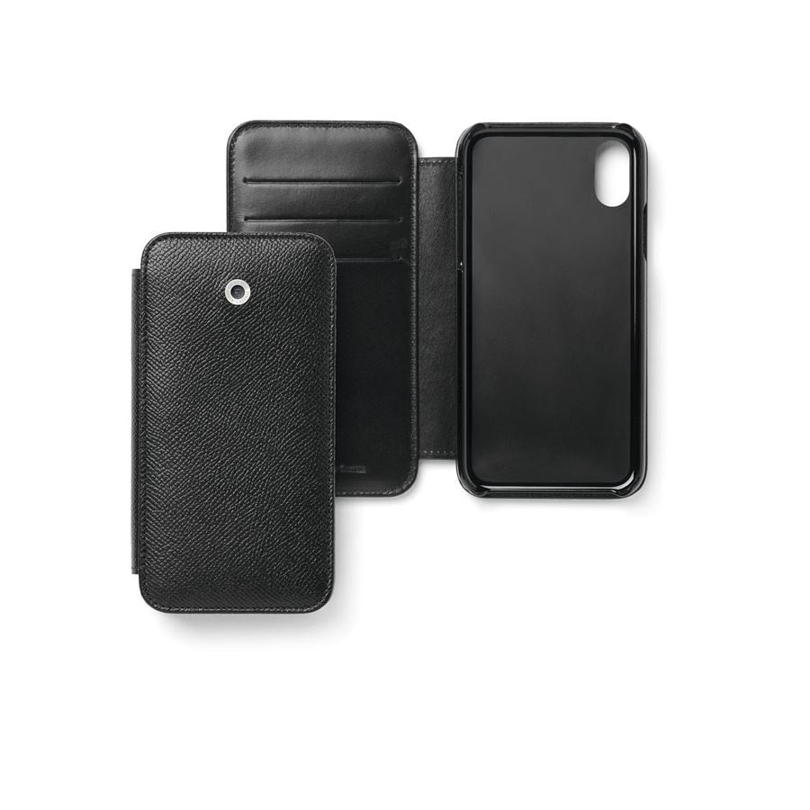 Graf von Faber-Castell, Étuis pour téléphone portable Epsom, pour iPhone X, noir