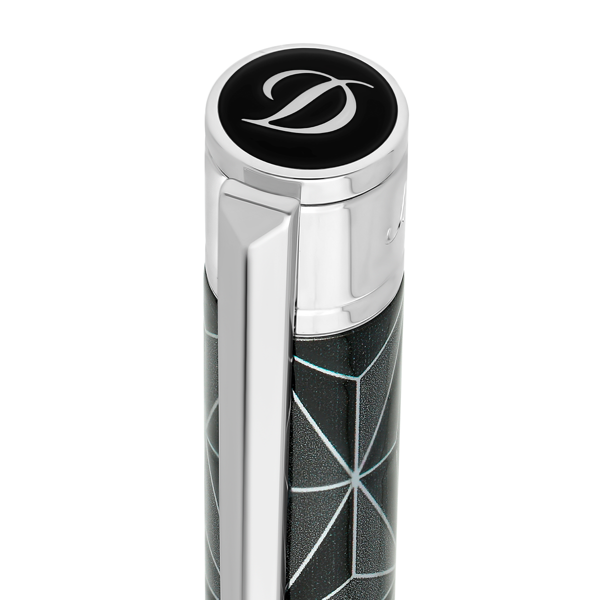 Stylo Bille Dupont D Initial D Initial, Palladium, Ed. Lim., Noir