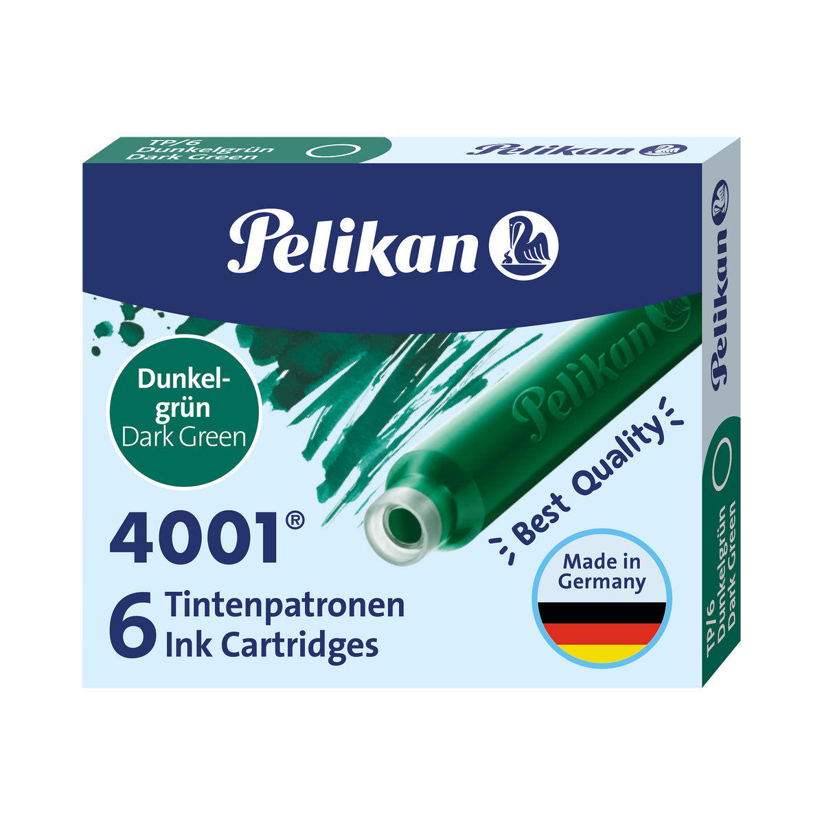 Cartucce d'inchiostro Pelikan 4001 TP/6, verde scuro