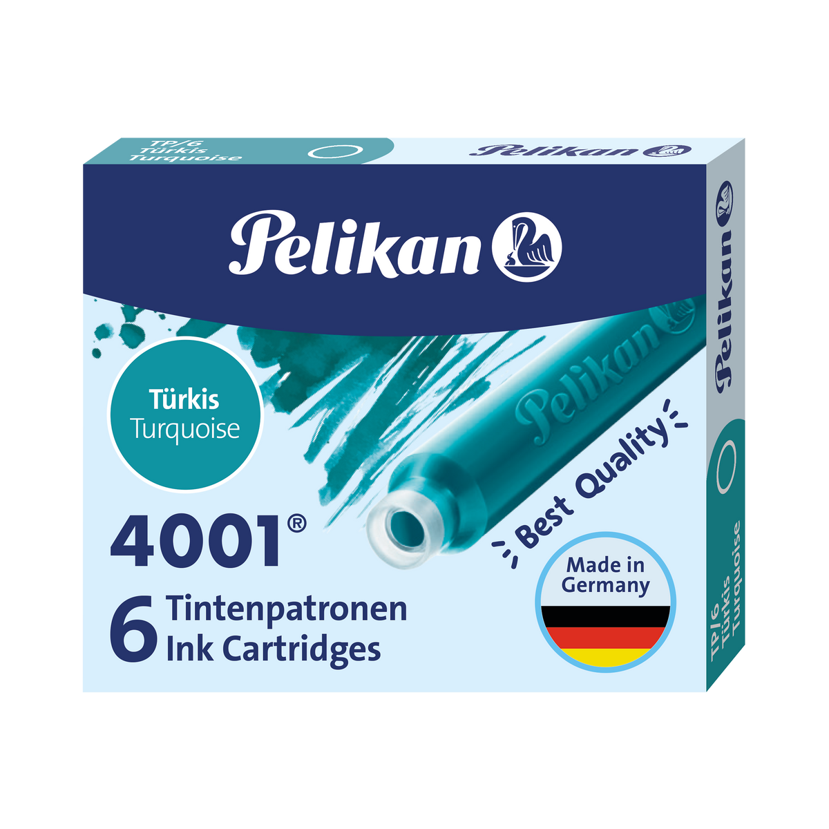 Pelikan, Cartouche d'encre, 6 cartouches, noir