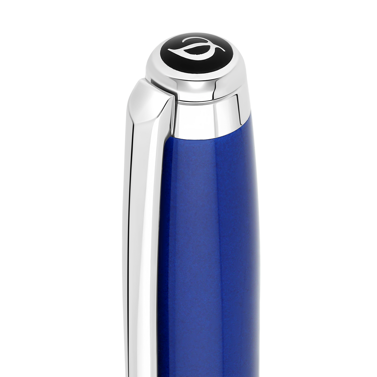 ST Dupont Stylo-plume Ligne D Eternity Eternity, Palladium, Bleu Indigo