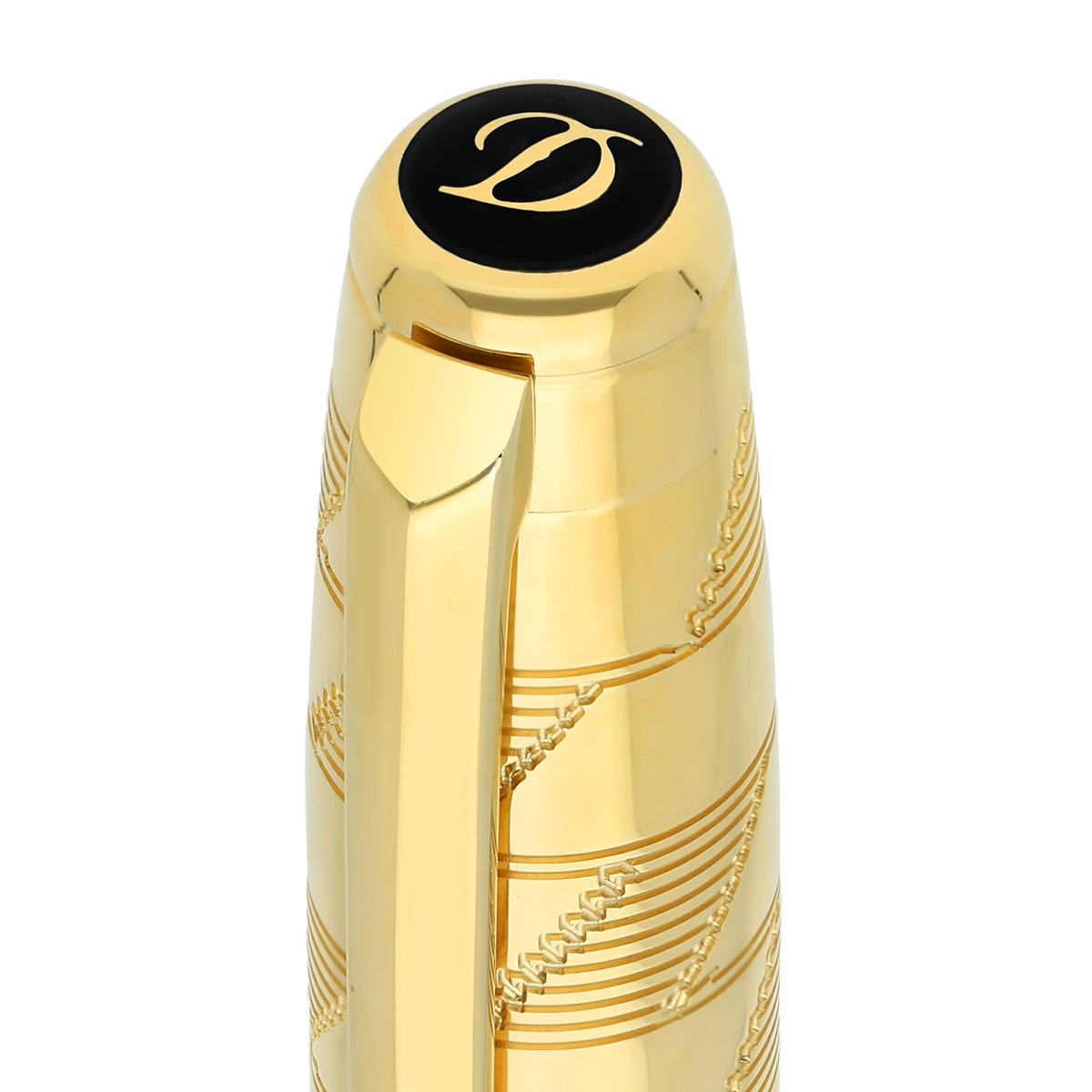 Stylo plume S.T. Dupont Ligne D Eternity Monogram, Édition Limitée, Doré