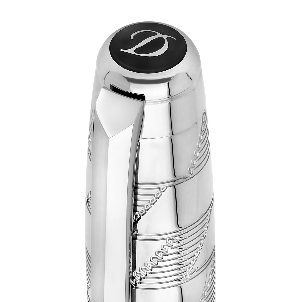 Rollerball ST Dupont Line D Eternity Monogram, Edizione Limitata, Argento