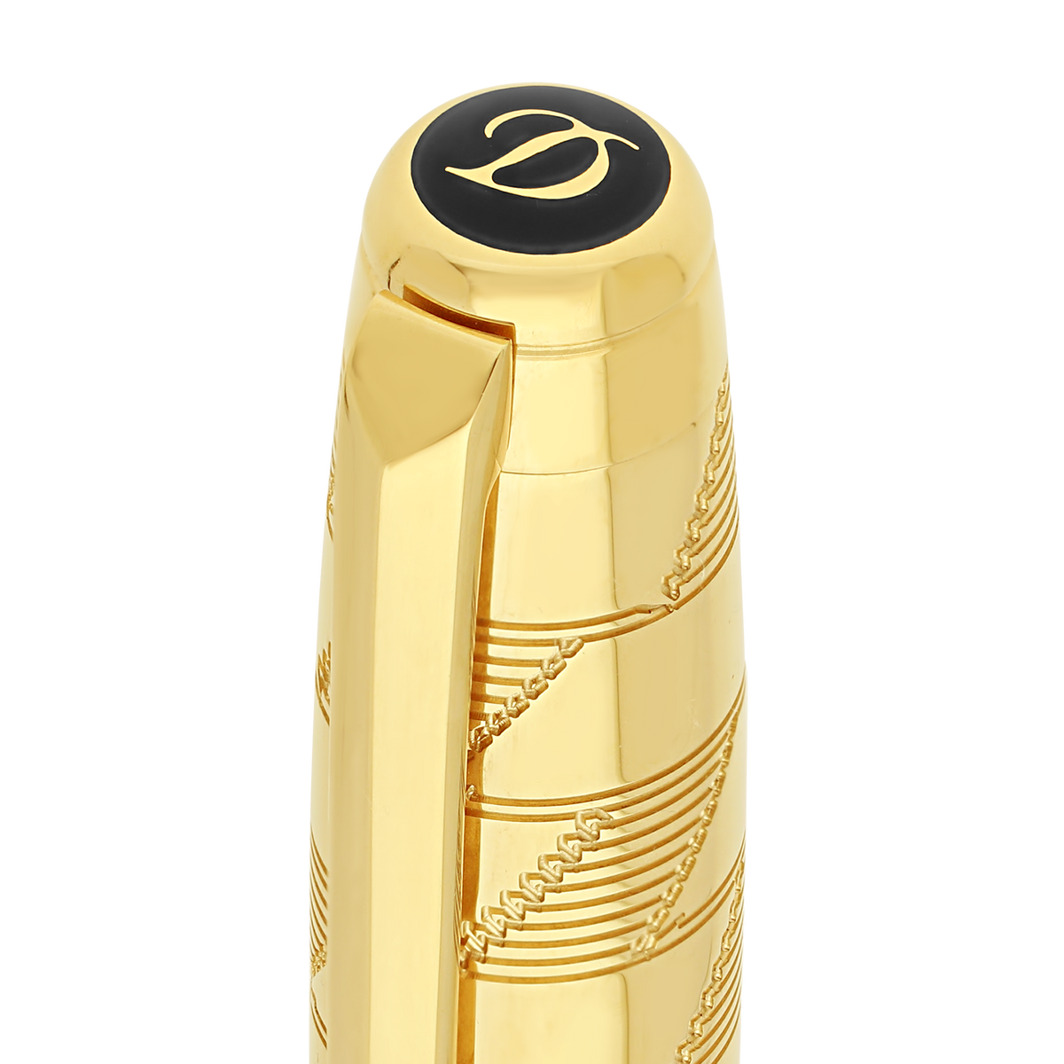 Penna a sfera ST Dupont Line D Eternity Monogram, ed. lim., dorata