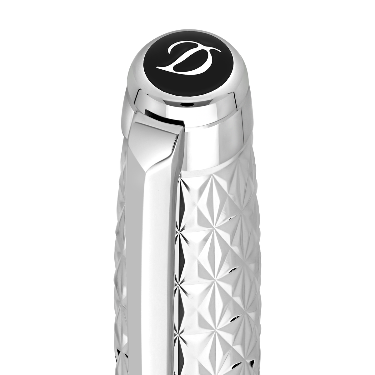 Penna a sfera ST Dupont Line D Eternity Fire X, palladio, ed. lim., nera