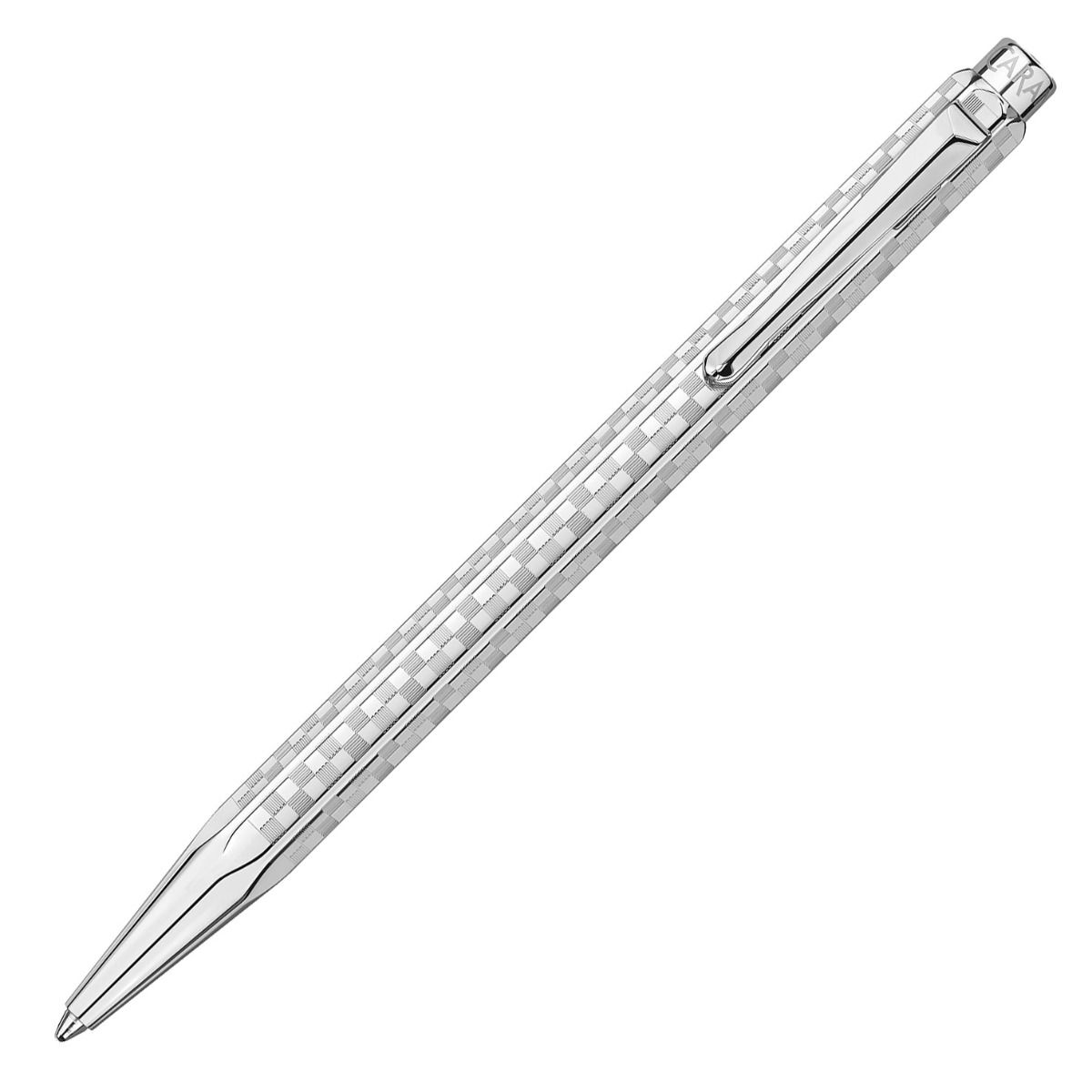 Caran d'ache, Kugelschreiber Ecridor Damier, Silbergrau