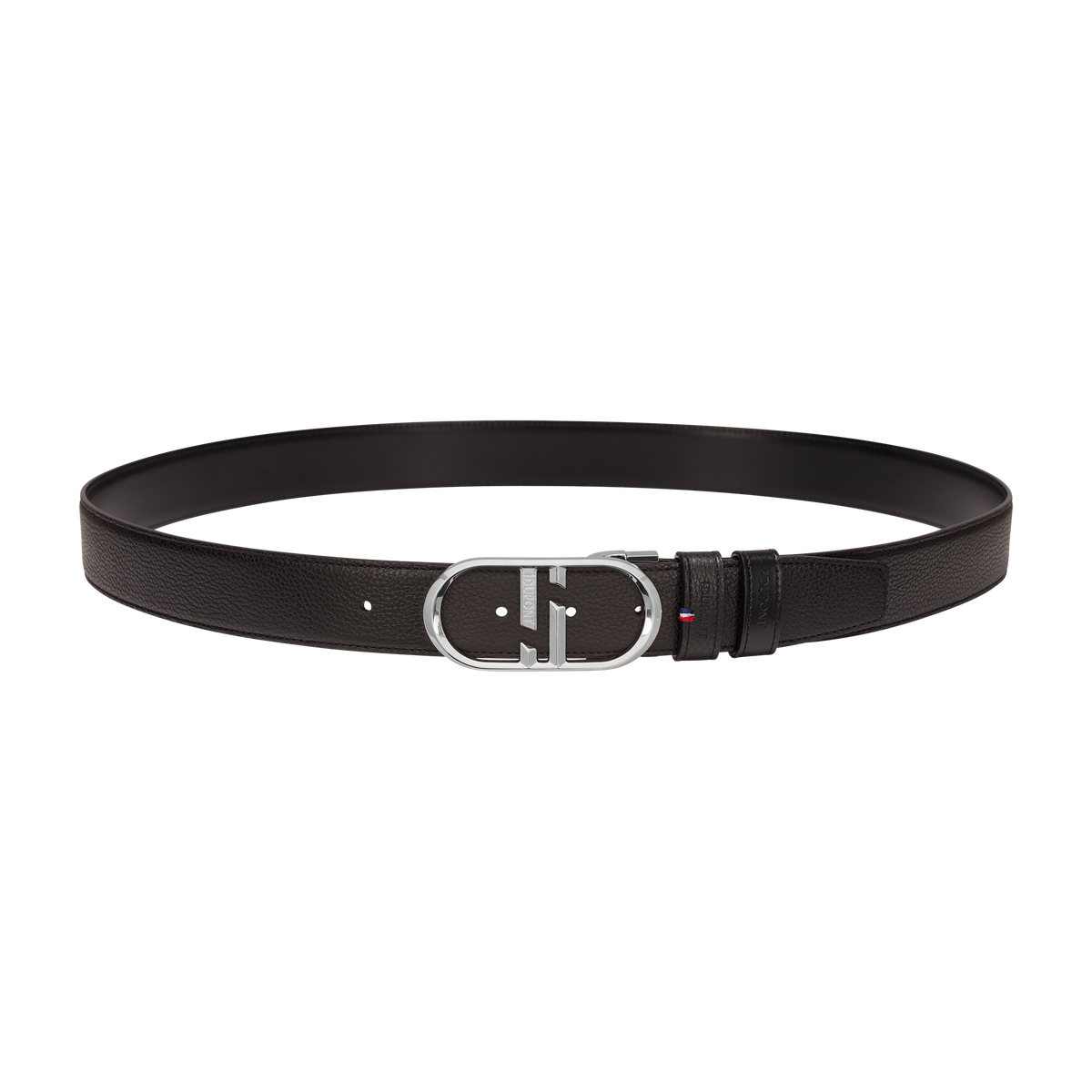 Cinture con logo D ST Dupont, palladio, nero