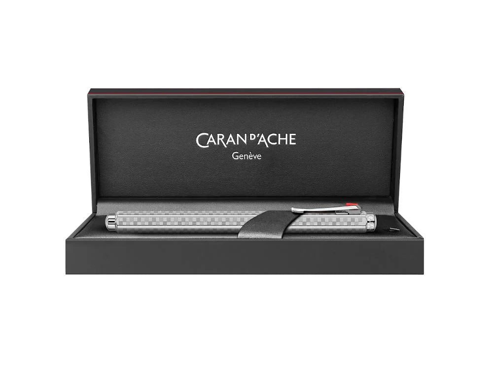 Caran d'Ache, Roller Ecridor Damier, Grigio argento