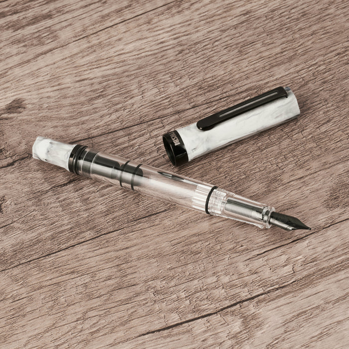 Stylo plume TWSBI ECO, Carrare, Onyx