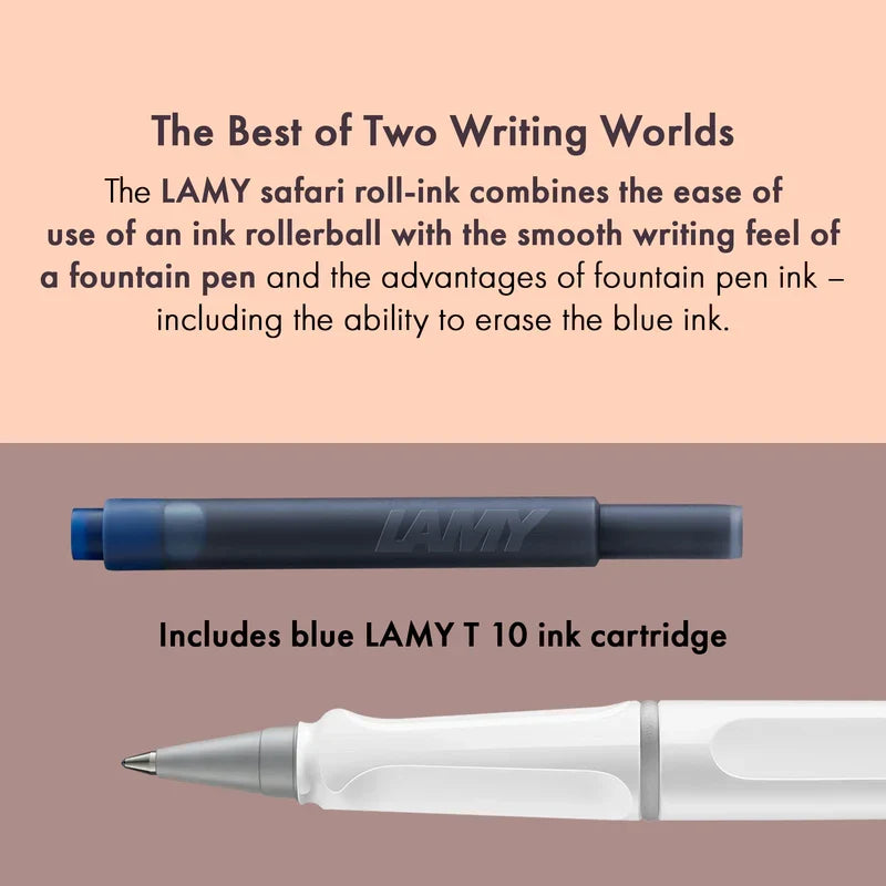 Lamy, Roller a cartuccia Safari, bianco