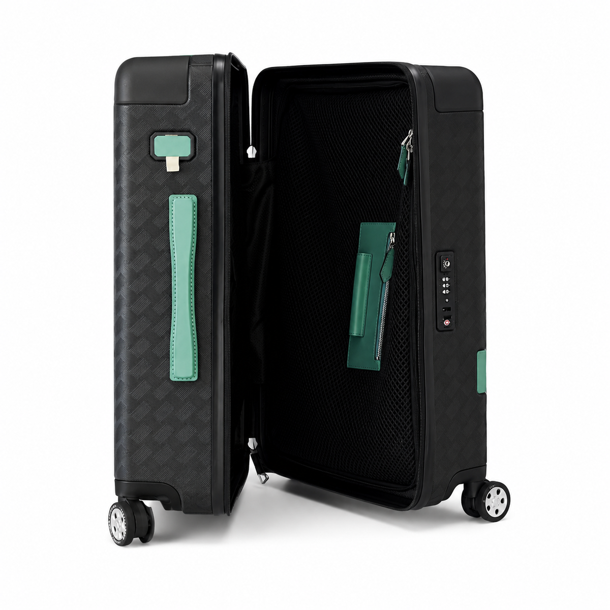 Montblanc, #MY4810 Cabin Trolley Zinedine Zidane Black Green Handgepäck