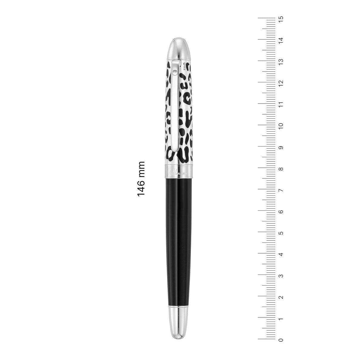 Waldmann Füller Leopard 18Kt, schwarz