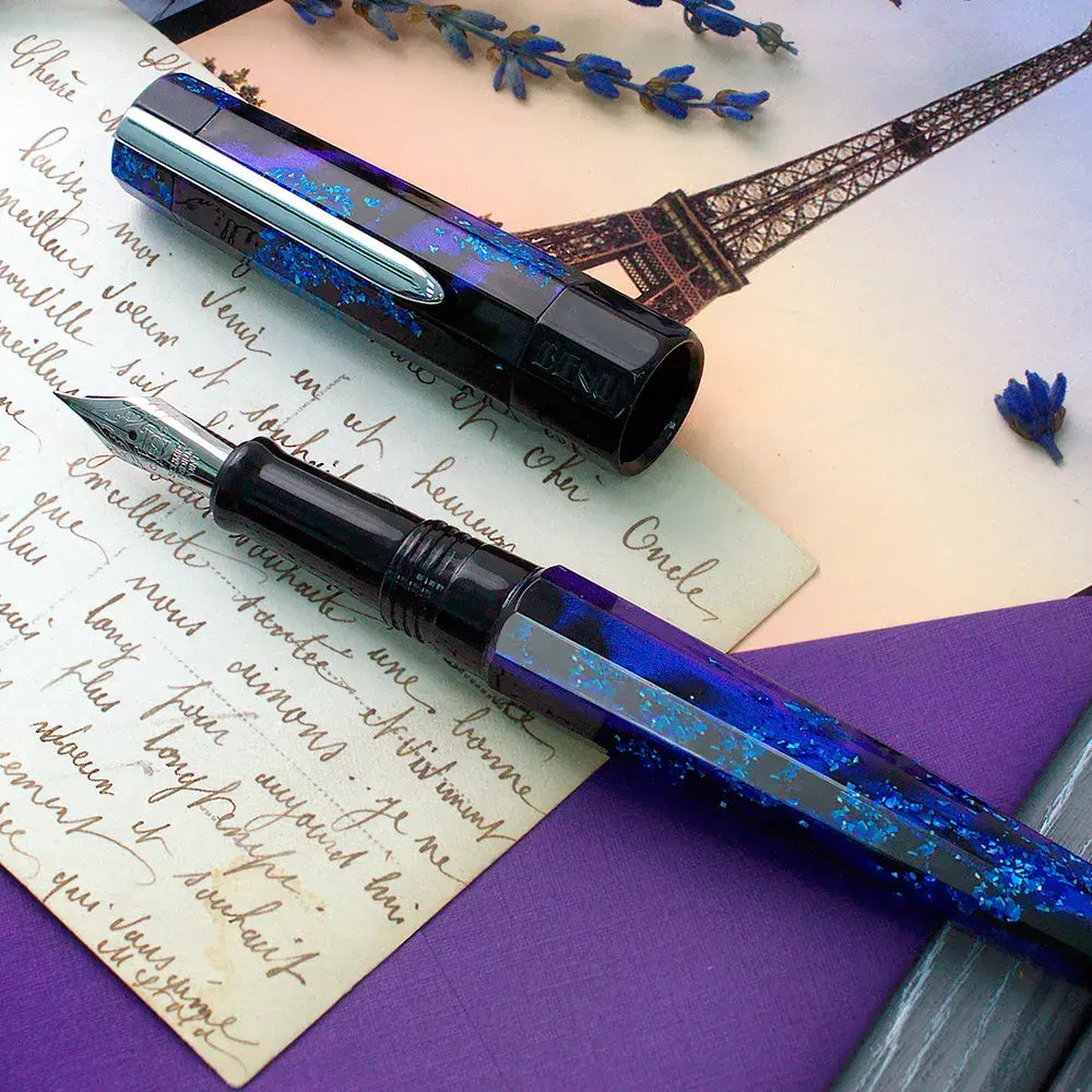 Stilografica BENU Euphoria gunmetal, French poetry