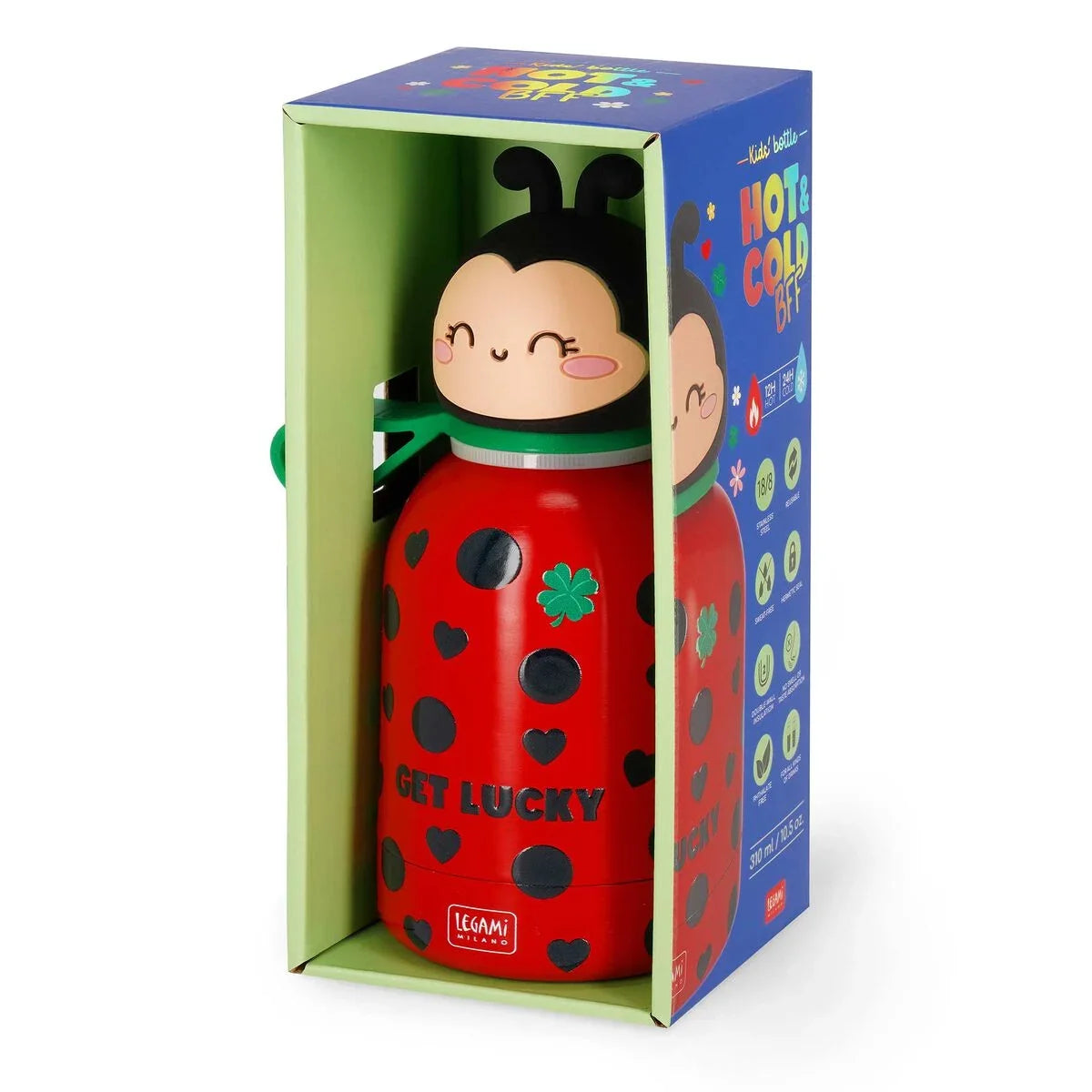 Bouteille isotherme Legami, Hot&Cold BFF, Coccinelle