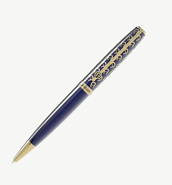 Aigner, penna a sfera monogramma, Cosmic Blue