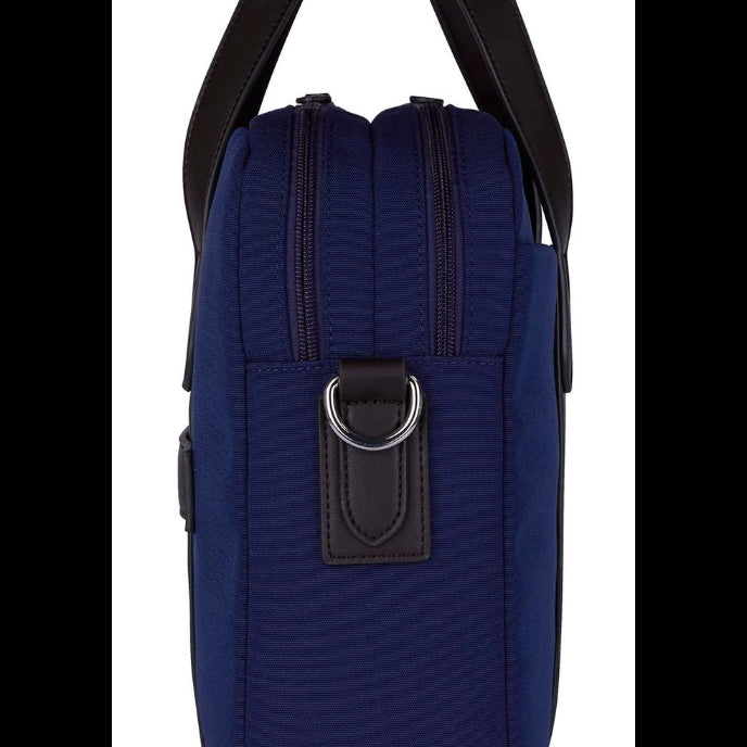 BUGATTI, borsa business, blu navy