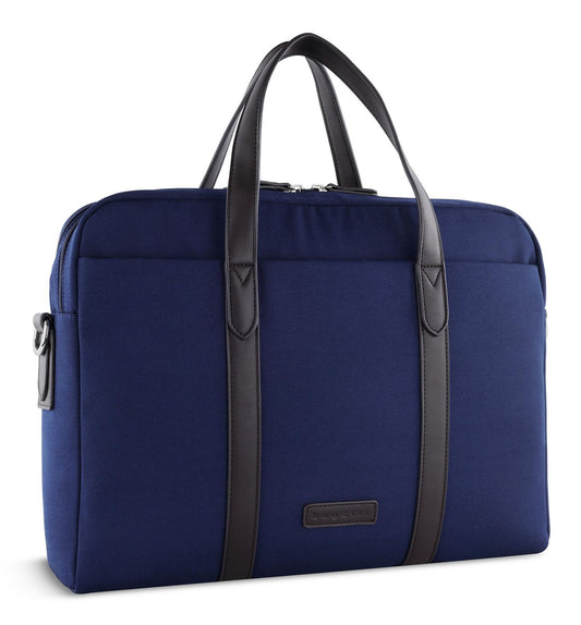BUGATTI, borsa business, blu navy