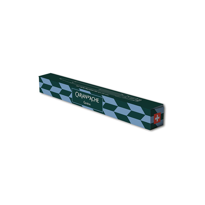 Caran d'Ache, stylo bille 849 Mosaic, vert sapin