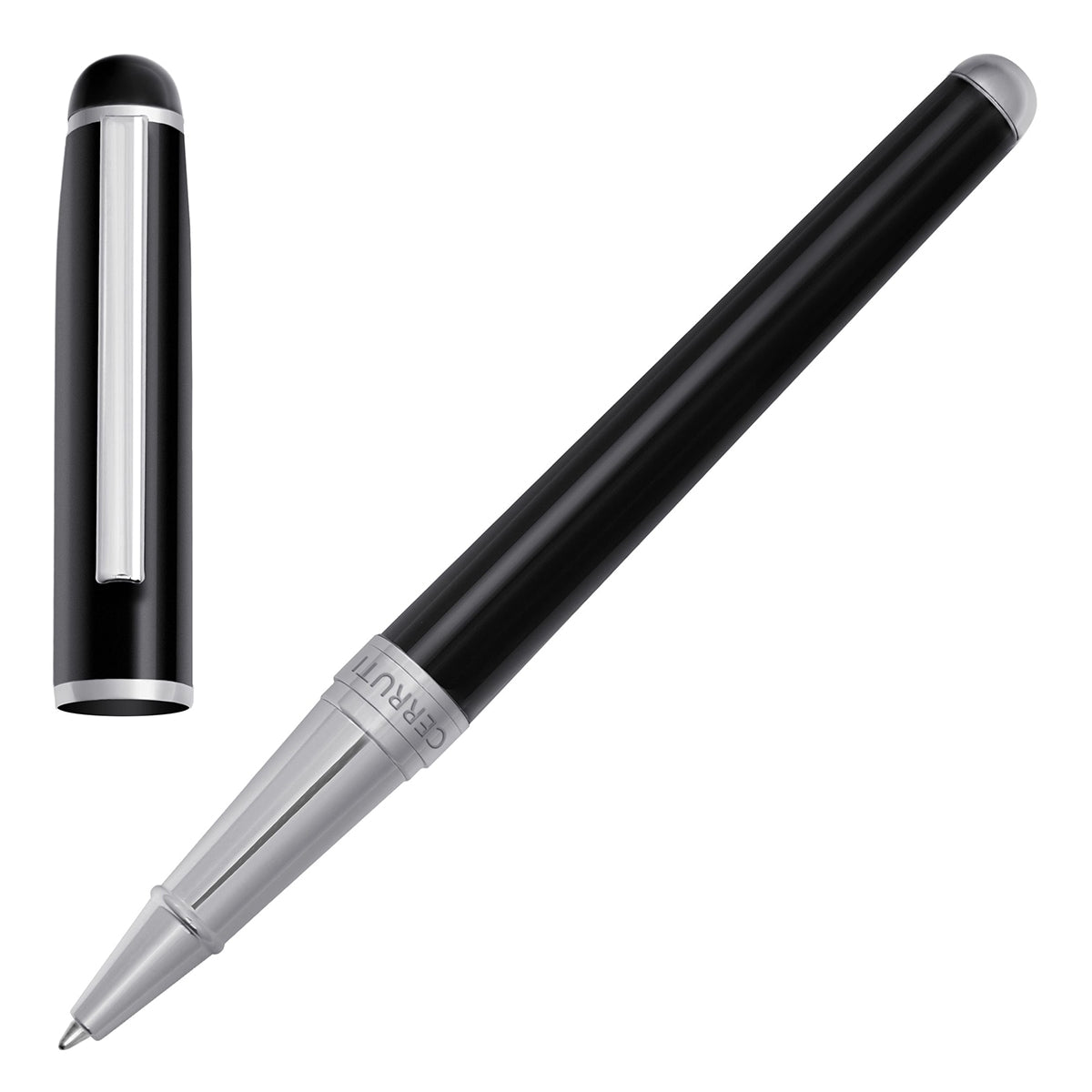 Stylo roller Cerruti 1881 Leap Classic, noir