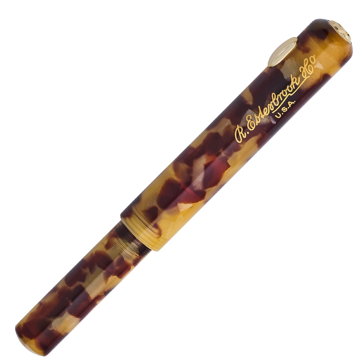 Penna stilografica Esterbrook Niblet oro, pennino JoWo #6, tartarugata