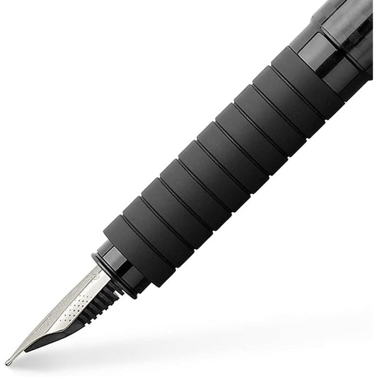 Faber-Castell, penna stilografica Essentio, carbonio, nero carbonio