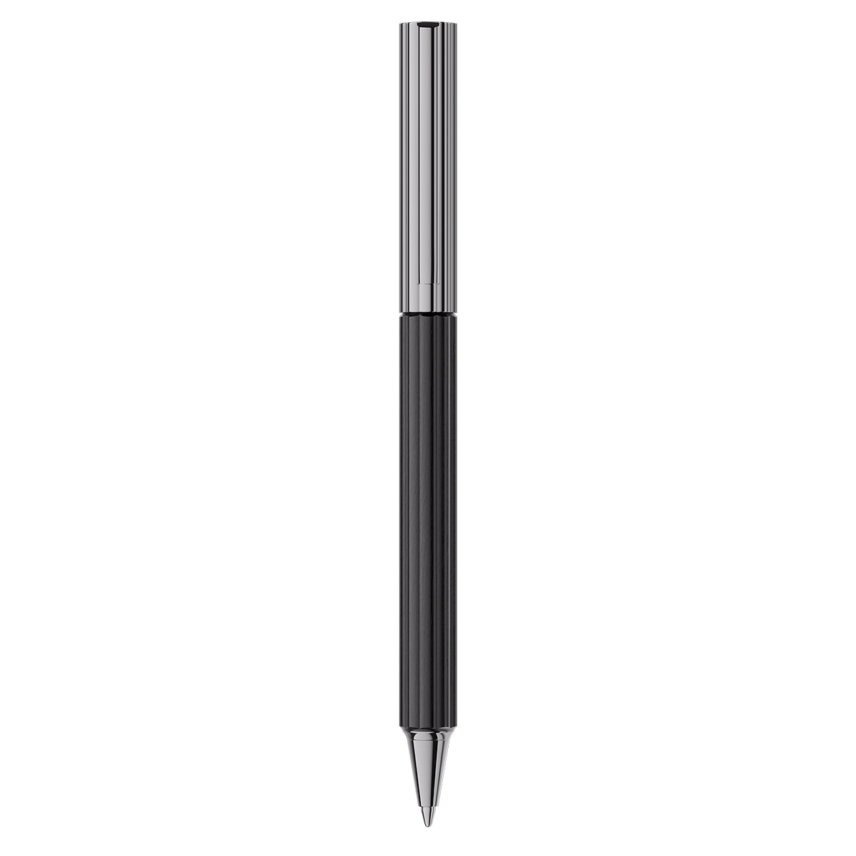 Graf von Faber-Castell Kugelschreiber Bloom Ebenholz, rutheniert, schwarz