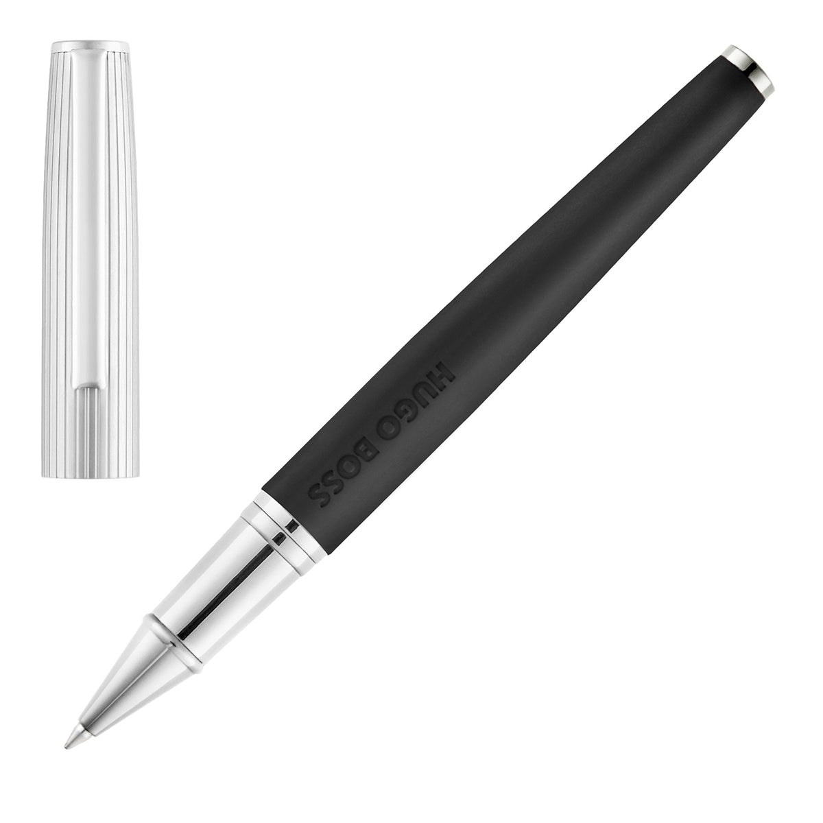 HUGO BOSS Tintenroller Illusion Arcade, silber, schwarz