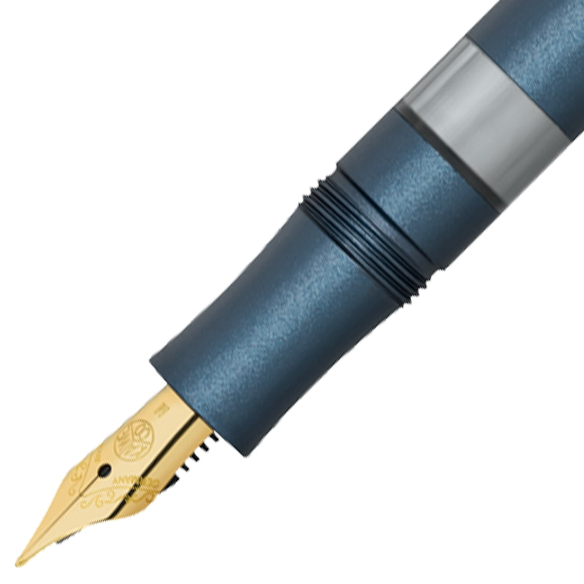 Kaweco, Füller+Tintenglas, Al Sport Starter Set, Mit transparentem Tintenfenster, Navy
