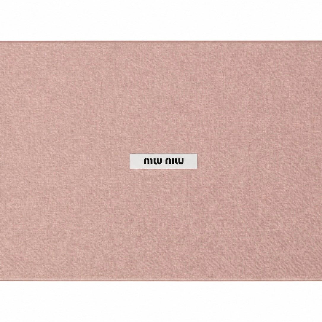 Taccuino Miu Miu in pelle - cognac