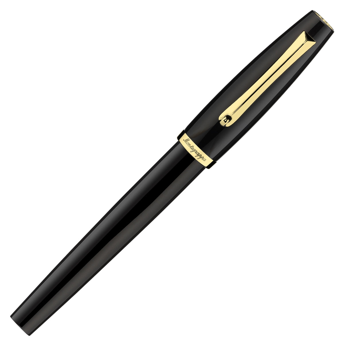 Stylo-plume Montegrappa Manager en or jaune, noir