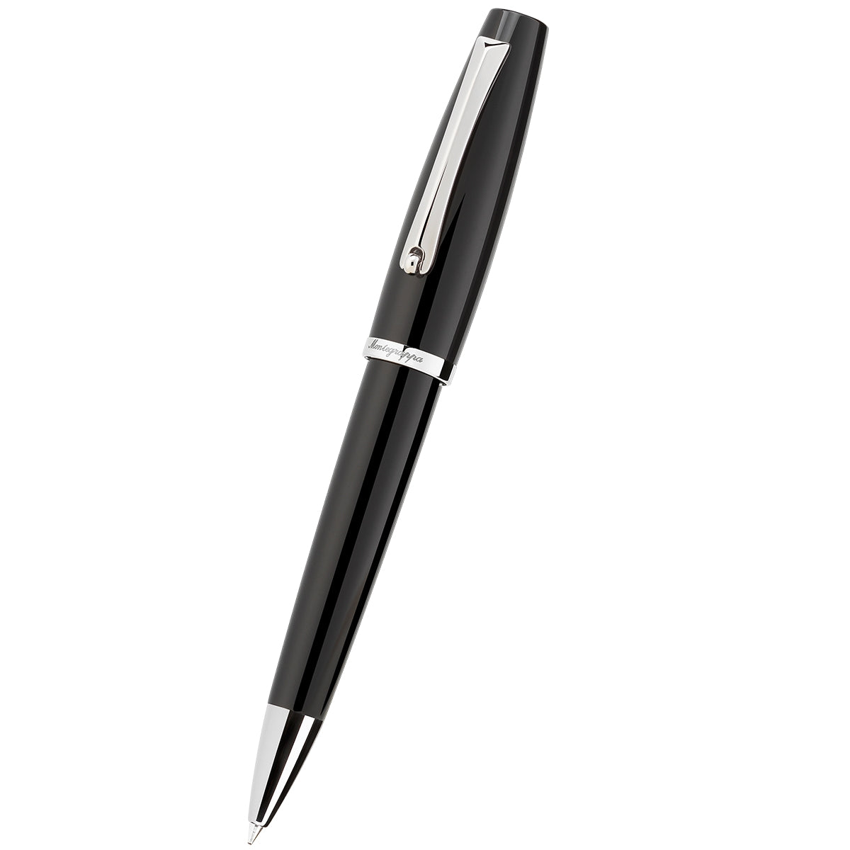 Penna a sfera Montegrappa Manager Steel, nera