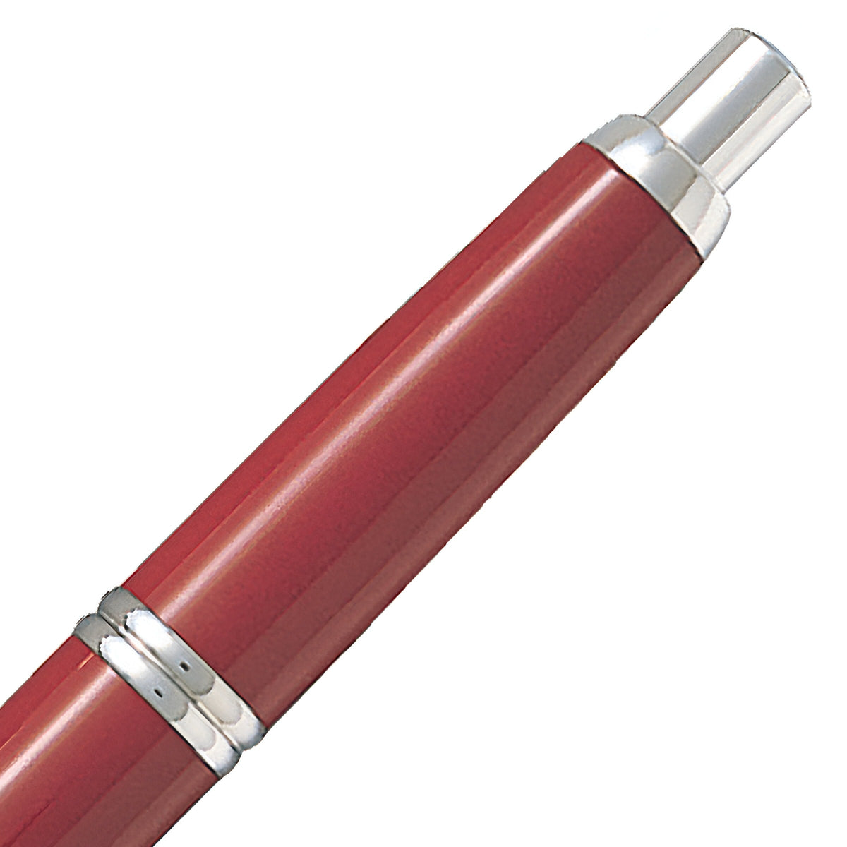 Penna stilografica Pilot Capless Rhodium, 18Kt, rossa