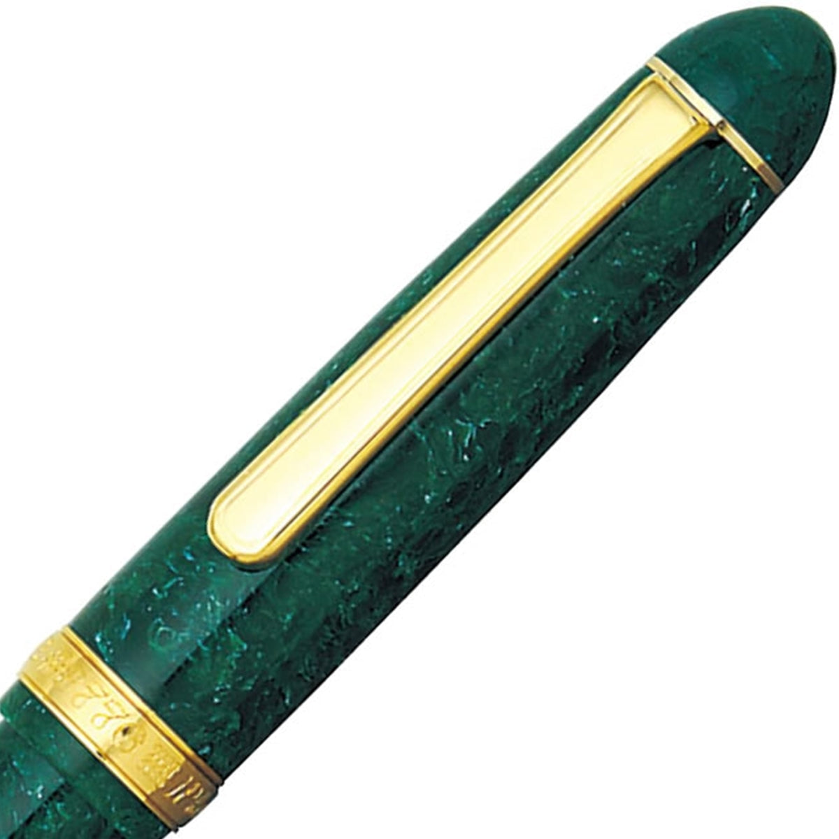 Platinum, penna stilografica, #3776 Century Celluloide, 14Kt, Giada