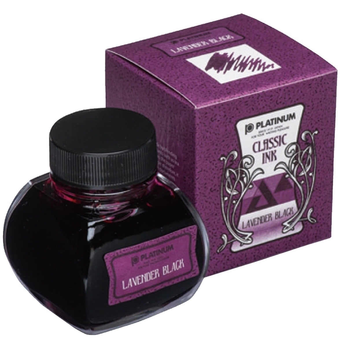 Platinum, Encre en flacon, Encre classique Lavande Noire
