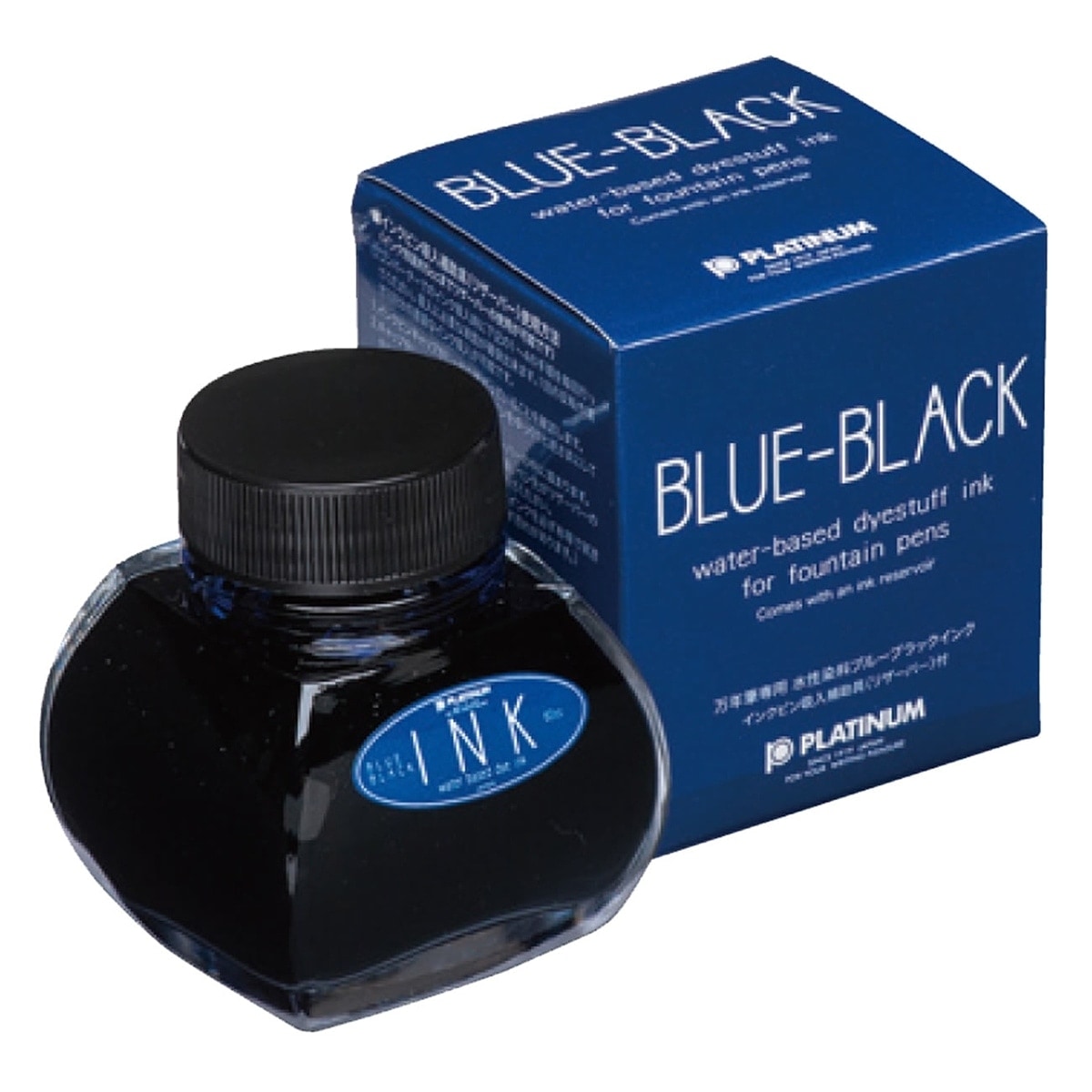 Platinum, flacon d'encre, encre liquide bleu-noir