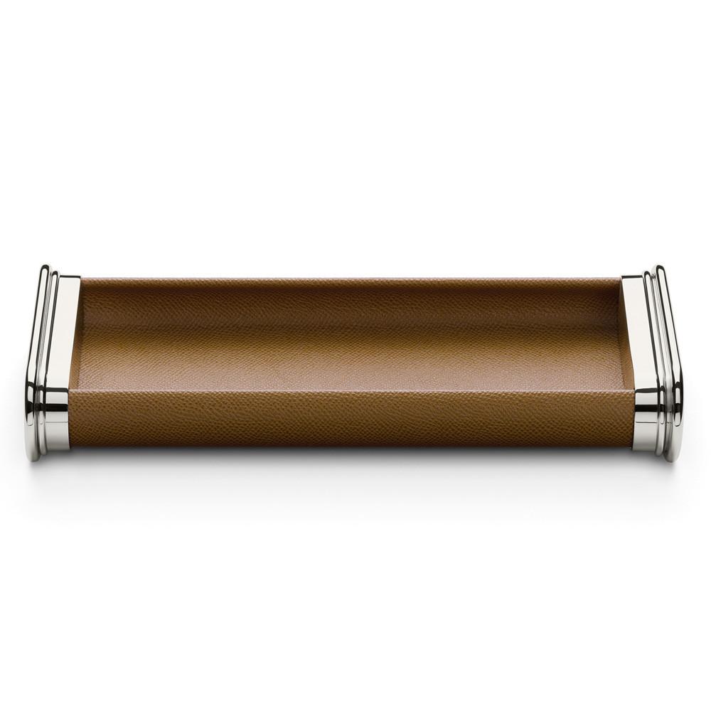Graf von Faber-Castell, Ablageschale, mit Lederummantelung, Braun-1
