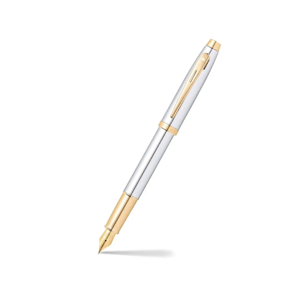 Sheaffer Füller 100 gold, Stahfeder, silber