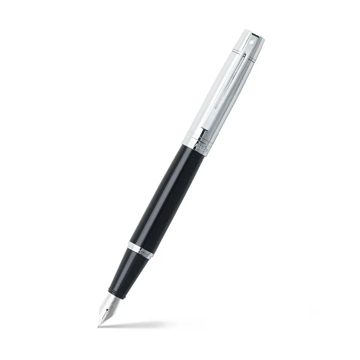 Penna stilografica Sheaffer 300 cromata, nera