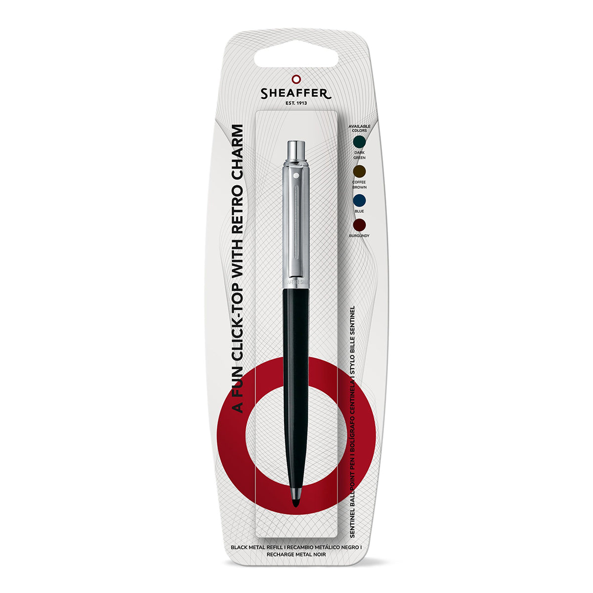 Sheaffer Kugelschreiber Sentinel Chrome, Black