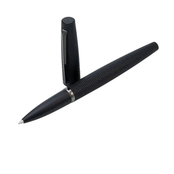 Roller Diplomat Viper Guilloche, noir