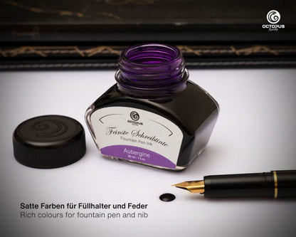 Octopus Fluids Füllhaltertinte Classic Schreibtinten Aubergine