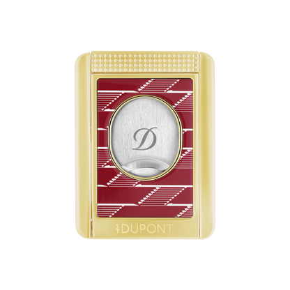 ST Dupont briquet coupe-cigare Monogram, Éd. Ltée, bordeaux