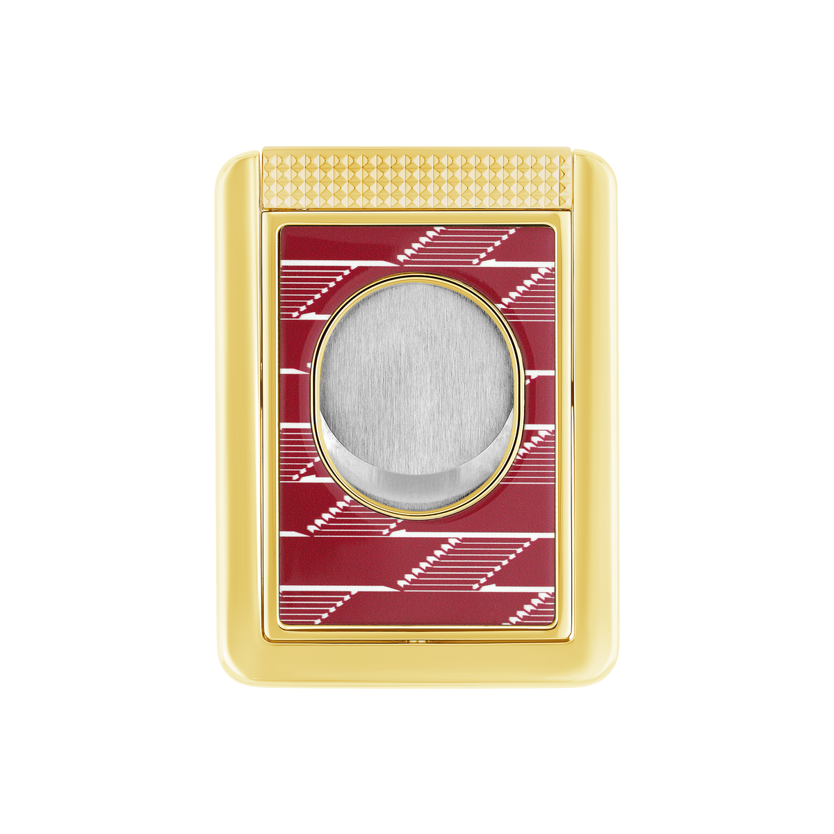 ST Dupont briquet coupe-cigare Monogram, Éd. Ltée, bordeaux