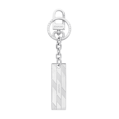 ST Dupont Accessories Schlüsselanhänger Monogram, Chrom, Ltd. Edt., Silver
