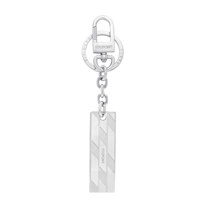 ST Dupont Accessories Schlüsselanhänger Monogram, Chrom, Ltd. Edt., Silver