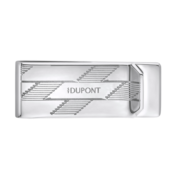 ST Dupont Accessori Fermasoldi Monogram, Edizione Limitata, Argento
