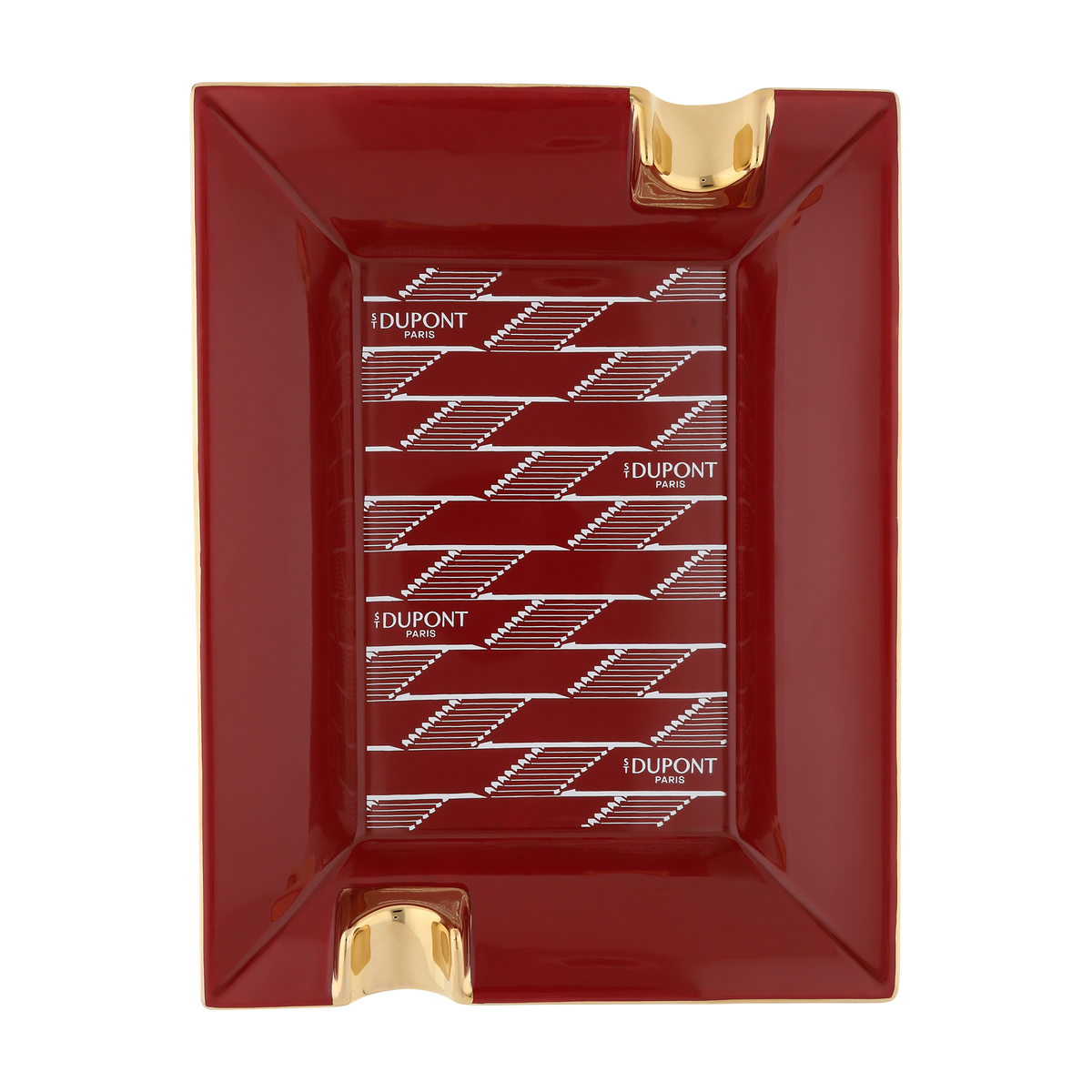 ST Dupont Accessories Aschenbecher Monogram, Ltd. Edt., Burgundy