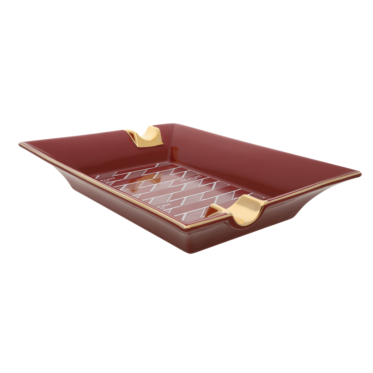 ST Dupont Accessories Aschenbecher Monogram, Ltd. Edt., Burgundy